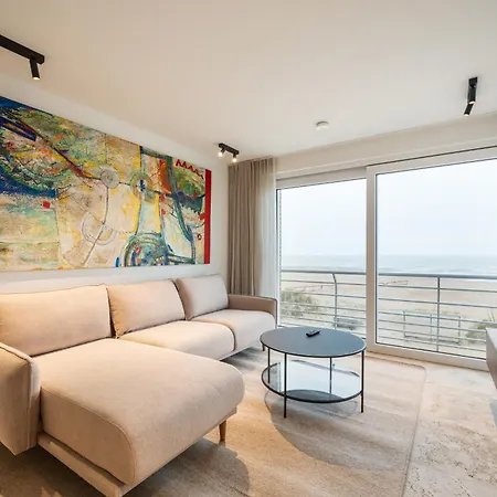 Beachfront Luxe - Stijlvol App Met Frontaal Zeezicht Coxyde